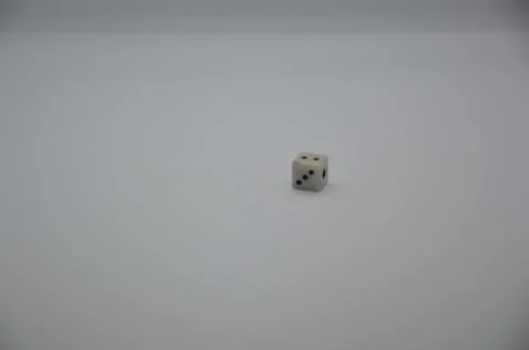 Dice for various games on a white background Fotos de archivo