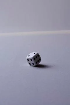 Dice, on white background Stock Photos