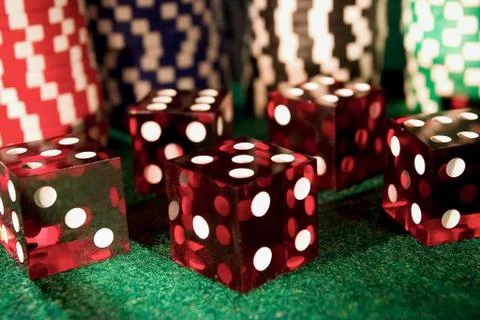 Dice, Winning Foto stock