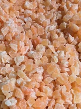 Diced Candied Fruit Full Frame Abundance Stock Photos