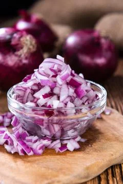 Diced Red Onion Stock Photos
