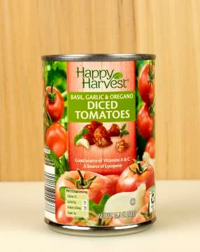 Diced tomato can Photos
