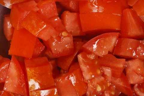 Diced Tomato Texture Stock Photos