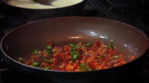 Diced Vegetables Cooking Stock Footage 319207514