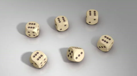 Dices - 36, alpha channel Stock Footage 605633