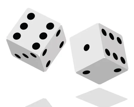 Dices background Stock Illustration