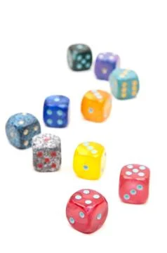 Dices Stock Photos