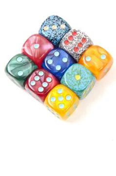 Dices Stock Photos