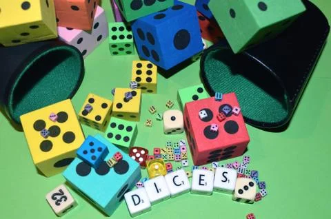 Dices Stock Photos