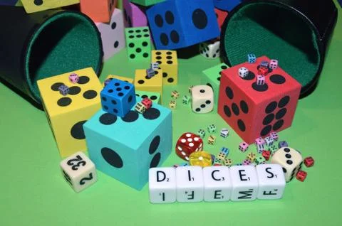 Dices Stock Photos