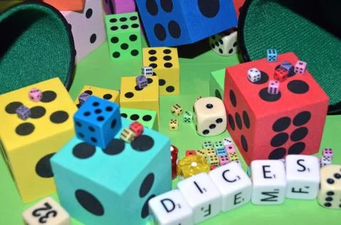 Dices Stock Photos