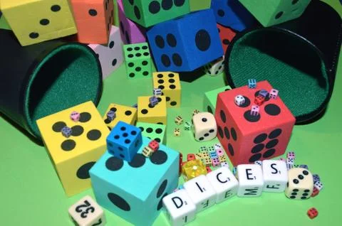 Dices Stock Photos