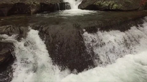 Dicks Creek Falls  Stock Footage 66839242