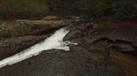 Dicks Creek Falls  Stock Footage 66839752