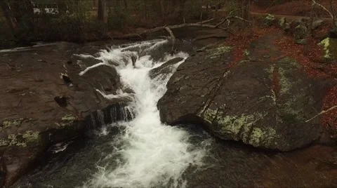 Dicks Creek Falls  Stock Footage 66839862