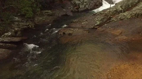 Dicks Creek Falls  Stock Footage 66840478