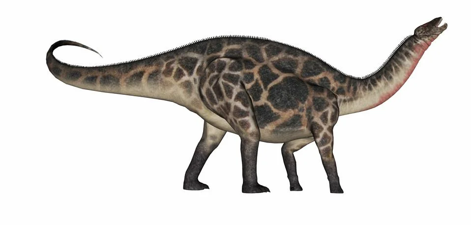 Dicraeosaurus dinosaur - 3D render Stock Illustration
