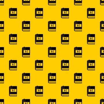 Dictionary book pattern vector Illustrazione stock