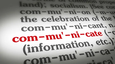 Dictionary Communicate Stock Footage 35429229