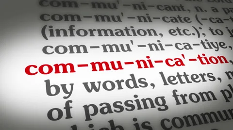 Dictionary Communication Video stock 35426416
