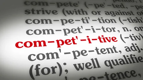 Dictionary Competitive 4Kp50 Video stock 35431951