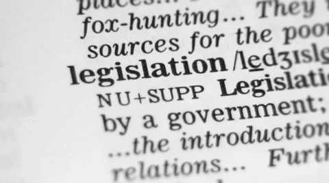 Dictionary Definition - Legislation Stock Footage 10742276