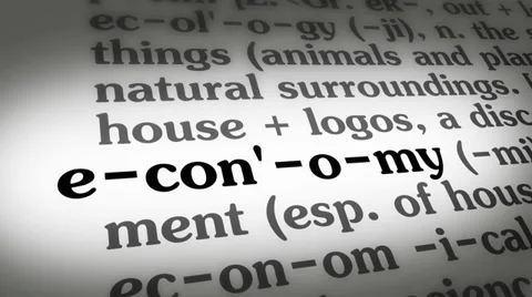 Dictionary Economy Stock Footage 35403333