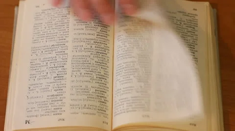 Dictionary Stock Footage 22479059
