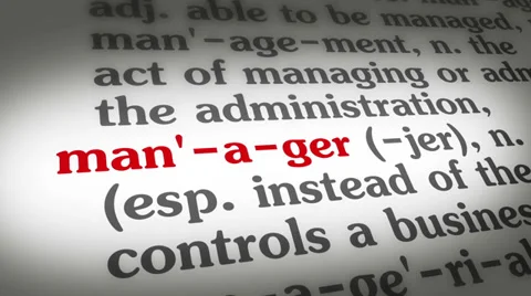 Dictionary Manager Stock Footage 35403317