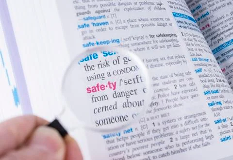 Dictionary Meaning - Safety Stock Photos