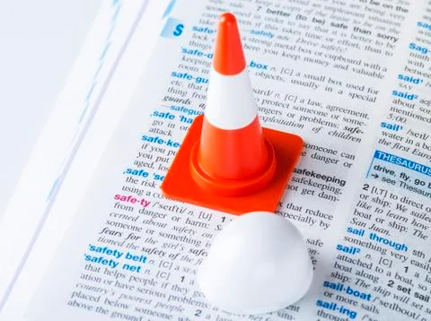 Dictionary Meaning - safety Stock Photos