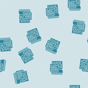 Dictionary nlp glyph seamless pattern Stock Illustration