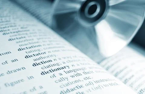 Dictionary Foto stock