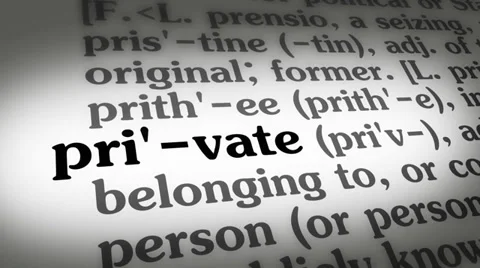 Dictionary Private Stock-Footage 35245821