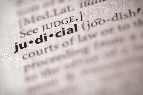 Dictionary Series - Judicial Stock Photos