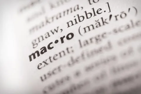 Dictionary Series - Macro Stock Photos