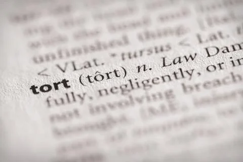 Dictionary Series - Tort Stock Photos