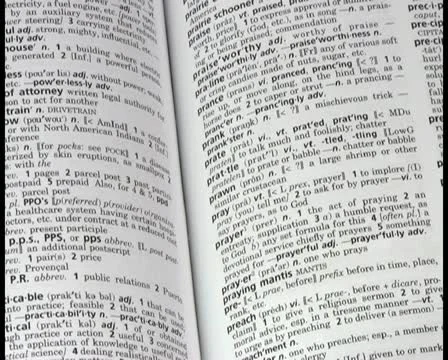 Dictionary V29 - PAL Stock Footage 12064000