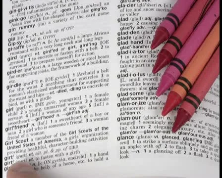 Dictionary V50 - PAL Stock Footage 12062842