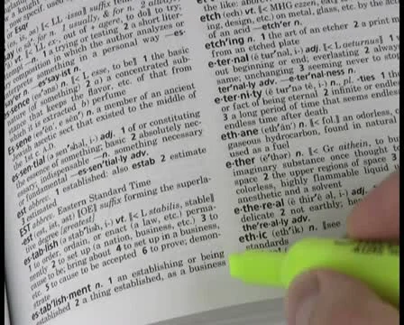 Dictionary V54 - PAL Stock Footage 12062459