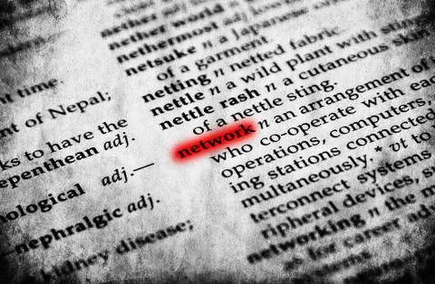 Dictionary word Foto stock