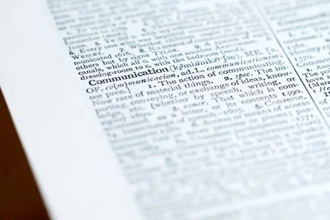 Dictionary words Stock Photos