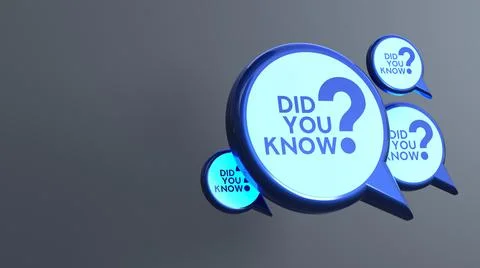 Did you know 3D 2 Stock Photos
