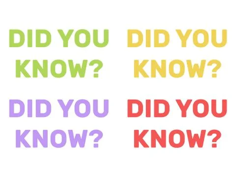 Did you know background. Did You Know question Stock Illustration