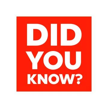 Did You Know badge vector. Did You Know question Stock Illustration