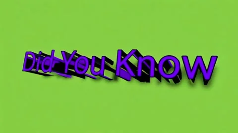 Did you know concept  Stock Footage 329452914