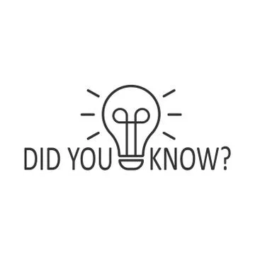 Did You Know icon in flat style. Question mark vector illustration on white i Stock Illustration