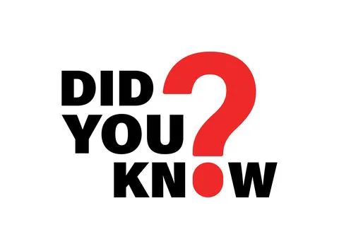 Did you know icon in flat style. Banner interesting facts vector illustrati.. Stock Illustration