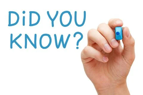 Did you know Foto stock