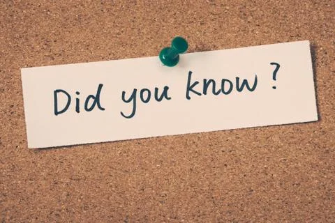 Did you know Stock Photos